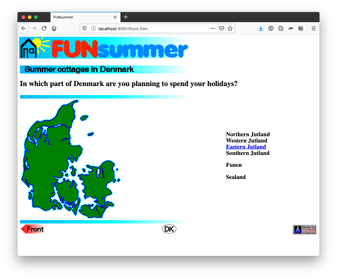 FUNsummer map selector